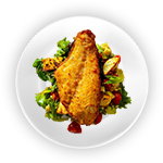 Cod Masala Fish In Naan 