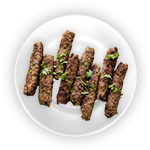 Seekh Kebab (2pcs) In Naan 